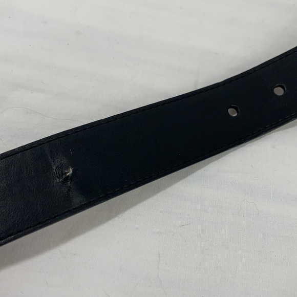 Michael Kors Reversible Belt - Black/Metallic Rose Gold Faux Leather, Sz Medium - Picture 7 of 10